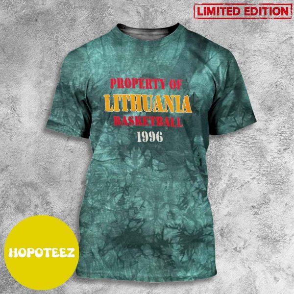 Grateful Dead 1996 Lithuania Basketball T-Shirt