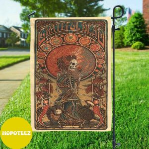 Grateful Dead by Suburban Avenger Studios Garden House Flag