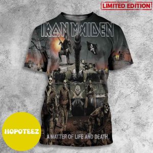 Iron Maiden A Matter Of Life And Death 3D T-Shirt