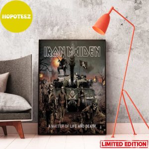 Iron Maiden A Matter Of Life And Death Poster Canvas