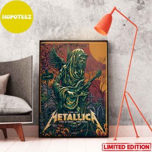 Metallica Stade De France M72 World Tour Poster Canvas