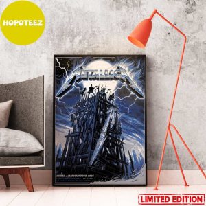 Exclusive Colorway Official Pop Up Poster For M72 Arlington Texas Metallica North American Tour 2023 Home Decor Poster Canvas