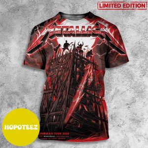 Exclusive Colorway Official Pop-Up Poster For M72 Montreal Quebec Canada Metallica North American Tour 2023 AOP T-Shirt