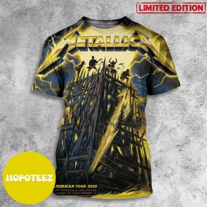 Exclusive Colorway Official Poster For M72 Los Angeles August 27 Metallica North American Tour 2023 All Over Print T-Shirt