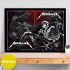 Second Night Of The M72 Arlington In AT&T Stadium Metallica August 20 2023 World Tour Poster Canvas