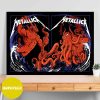 Second Night M72 East Rutherford Metallica World Tour August 6 2023 Poster Canvas
