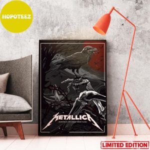 First Night In M72 Arlington Metallica World Tour Live In Cinemas August 18 2023 AT & T Stadium Poster Canvas