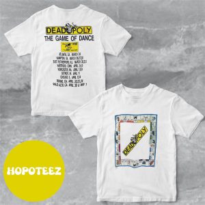 Grateful Dead 1988 Spring Tour Deadopoly Lot Two Sides T-Shirt