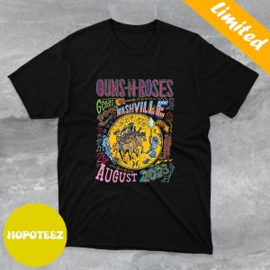 Guns N Roses Nashville 26th August 2023 Tour Live In Geodis Park Unique T-Shirt