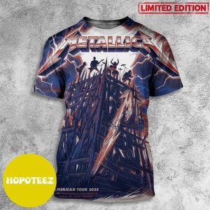 Metallica M72 East Rutherford NJ USA 2023 North American Tour August 4 And 6 3D T-Shirt