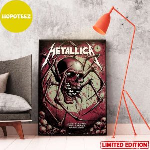 Metallica M72 World Tour Stade Olympique Montreal Quebec Canada August 11 2023 Poster Canvas