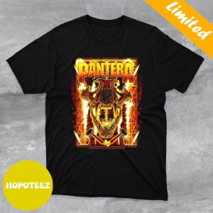 Pantera For The Fans Cynthia Woods Mitchell Pavilion Woodlands Texas 17 August 2023 Houston Concert Poster T-Shirt
