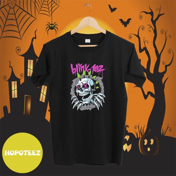Punk Skull Happy Halloween Blink 182 Halloween Shirt