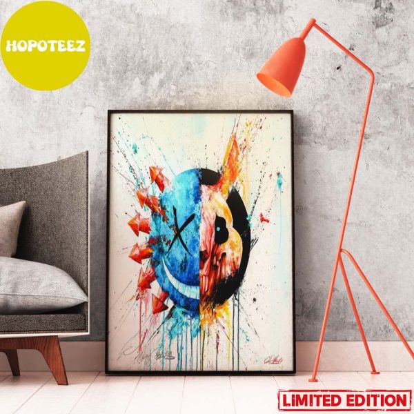 Split Personality Blink-182 Art Limited Edition Poster Canvas