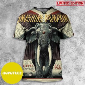 The Smashing Pumpkins Tonight in Charlotte August 22nd 2023 PNC Music Pavilion 3D T-Shirt