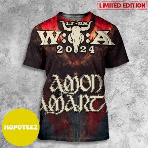 Vikings Of Germany Amon Amarth The Mighty Stage Of Wacken In 2024 3D T-Shirt