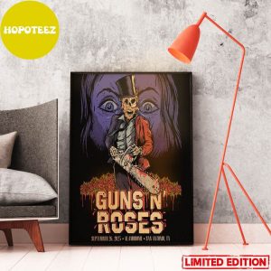 Guns N Roses September 26 2023 Alamodome San Antonio Texas North America Tour Poster Canvas