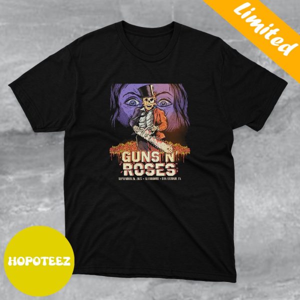 Guns N Roses September 26 2023 Alamodome San Antonio Texas North America Tour Unique T-Shirt