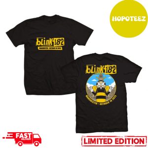 Blink-182 Manchester Night Two 16 October 2023 AO Arena United Kingdom World Tour Two Sides Fan Gifts T-Shirt
