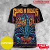 Guns N Roses Vancouver 2023 At BC Place Stadium October 16 Deadpool Skull Style American Tour All Over Print T-Shirt