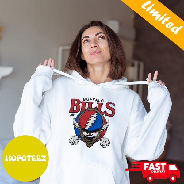 NFL x Grateful Dead x Buffalo Bills Hoodie T-Shirt