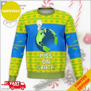Alien Piss On Earth Christmas 2023 Holiday Ugly Sweater For Men And Women