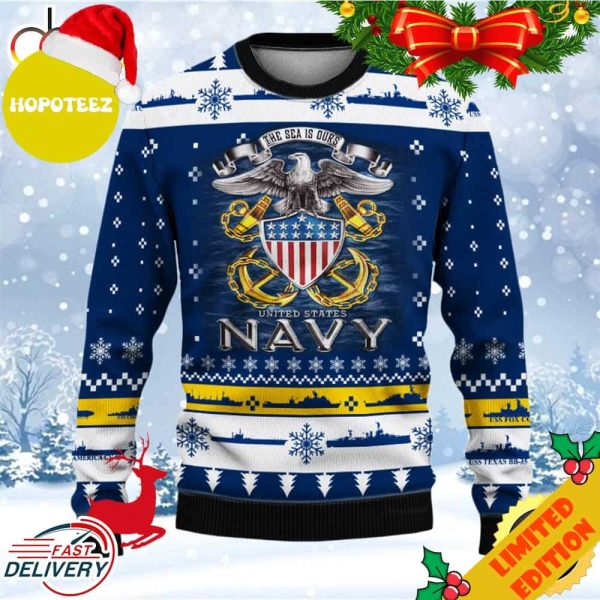 Armed Forces Navy Veteran Military Soldier Ugly Sweater