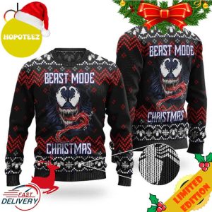 Beast Mode Venom Ugly Christmas Sweater