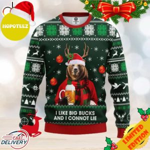 Beer Bear Ugly Christmas Sweater