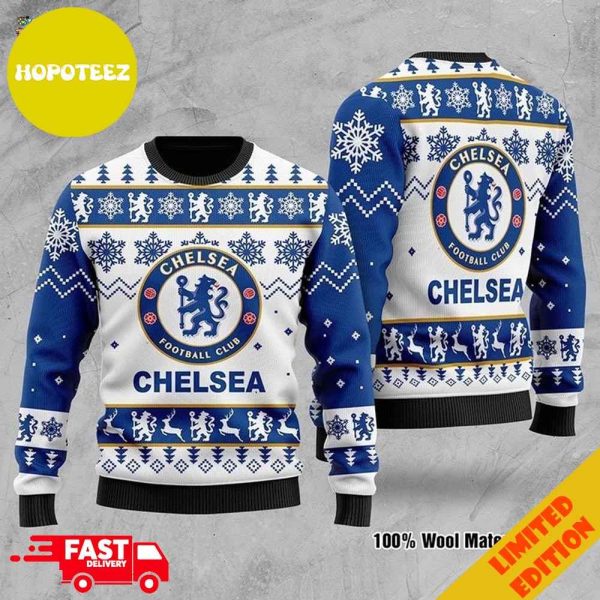 Chelsea FC For Fans Xmas Xmas 2023 Ugly Sweater