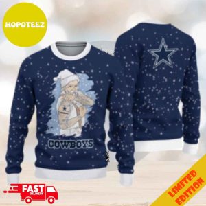 Dallas Cowboys Christmas Santa Claus Tattoo Ugly Sweater For Men And Women