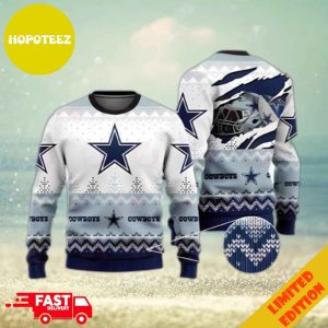 Dallas Cowboys Dream In Heart Dallas Cowboys Ugly Christmas Sweater For Men And Women