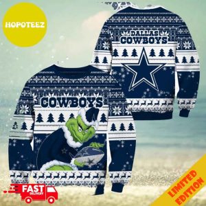 Dallas Cowboys NFL Grinch 2023 Holiday Gift For Fans Ugly Sweater