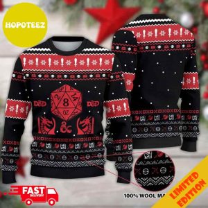 Dungeons And Dragons Roll 20 Ugly Sweater Holiday Gifts