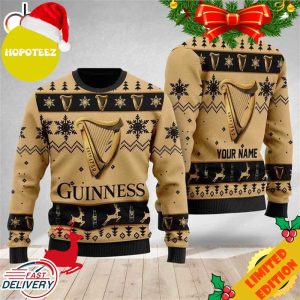Guinness Beer Personalized Ugly Christmas Sweater