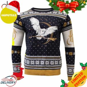 Harry Potter Ugly Christmas Sweater Hedwig Knitted Jumper