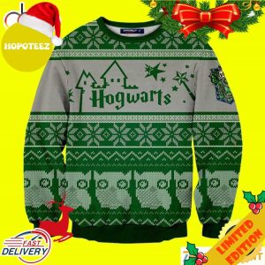 Hogwarts House Slytherin Harry Potter Ugly Christmas Sweater