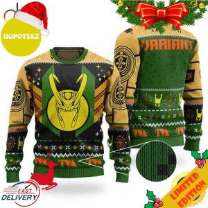 Holiday Variant Loki Ugly Xmas Ugly Sweater