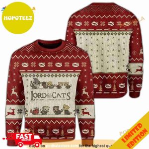Lord Of The Cats Ugly Funny Lord Of The Rings Xmas 2023 Ugly Sweater