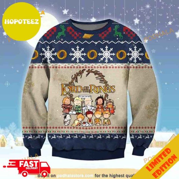 Lord Of The Rings Funny Characters Ugly Xmas Sweater For Family Gift 2023 Xmas