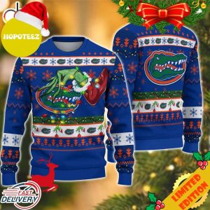 NCAA Florida Gators Grinch Christmas Ugly Sweater For Men And Women