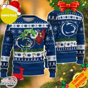 NCAA Penn State Nittany Lions Grinch Christmas Ugly Sweater For Men And Women