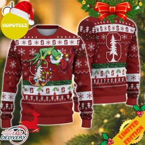 NCAA Stanford Cardinal Grinch Christmas Ugly Sweater For Men And Women