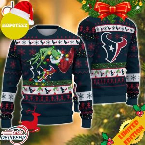 NFL Houston Texans Grinch Christmas Ugly Sweater
