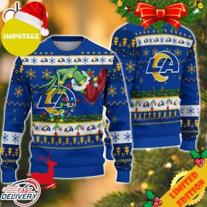 NFL Los Angeles Rams Grinch Christmas Ugly Sweater