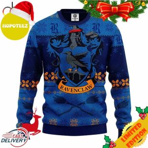 Ravenclaw House Gift For Real Fans Harry Potter Ugly Christmas Sweater