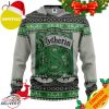 Slytherin Xmas Patterns Green Harry Potter Ugly Christmas Sweater