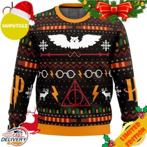 That Lived Owl Glass Harry Potter Ugly Christmas Sweater