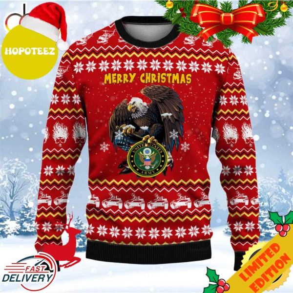 Ver 2 Armed Forces Army Veteran Military Soldier Ugly Sweater