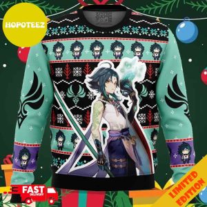 Xiao Genshin Impact Ugly Christmas Sweater Holiday Gifts